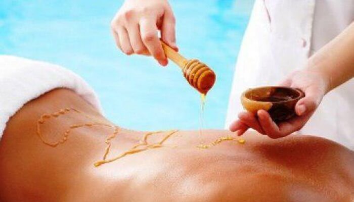 Скраб медово-сольовий